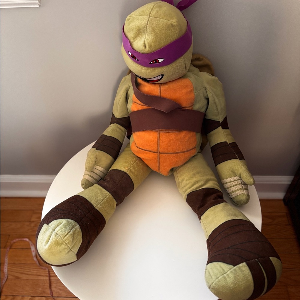 Green and Purple Ninja Turtle Plush Toy